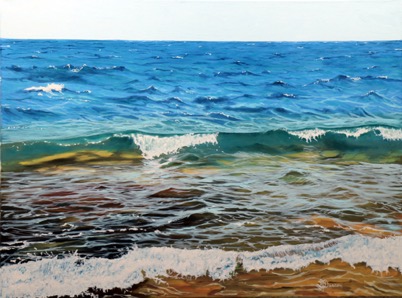 "Second Wave" 
30 X 40  Oil on canvas framed
$1800.00
Larry Deacon 